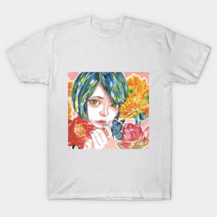 Yuna and Flowers T-Shirt